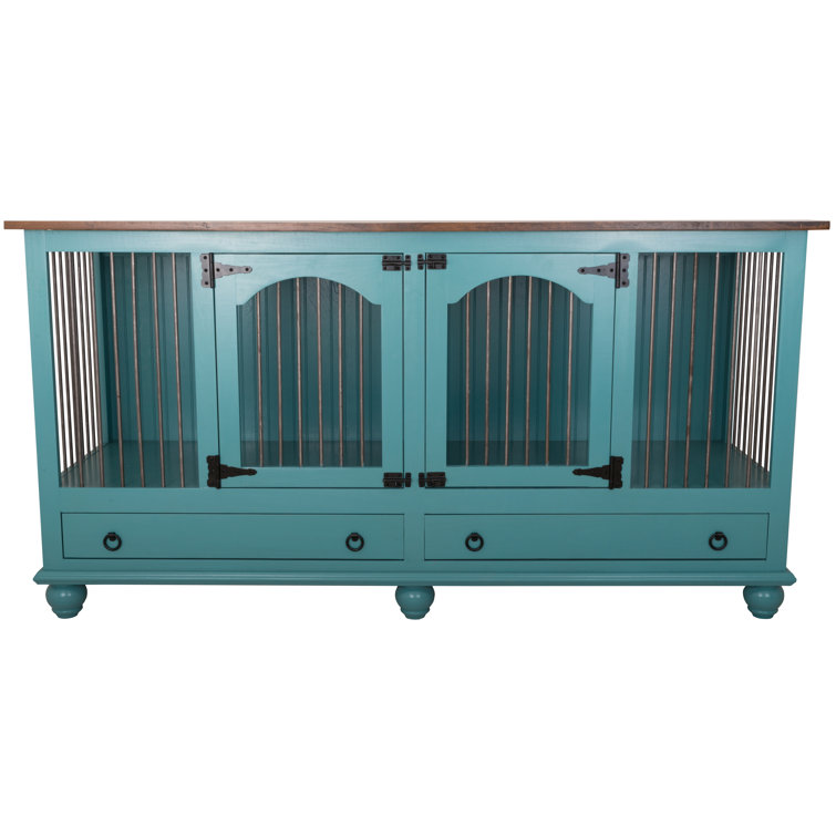 Double dog hotsell crate credenza